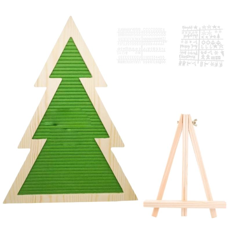 

Customizable Message Sign, Letterboard Felt Letter Board with 170 Letter for Christmas Decoration Christmas Parties 1 зелёный