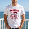 Lobster Club Lobster Tshirt Vacation Vibes Lobster Design Tee Crustacean Fisherunisex Aesthetic Seafood Lover Tee Maine Style Top