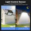 100W/50W Solar Lights Garden Folding Solar Floodlight Outdoor Waterproof Intelligent Light Sensing Courtyard LED Lighting