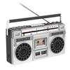 Retro Bluetooth Cassette Player with Dual Speakers and USB Recording
