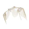 Crystal Tassels Arm Chain Women Body Jewelry Multilayer Shoulder Body Jewelry Shoulder Chain Necklace for Any Occasion