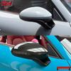 Porsche 718 Carbon Fiber Rearview Mirror Shell, Dry Carbon, 2016-2023, Easy Install.