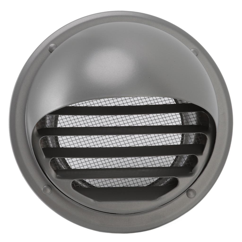 Runde Edelstahl-Lüftungsabdeckung mit Lamellen, wasserdicht, winddicht, Außenwand-Lüftungsauslass für
