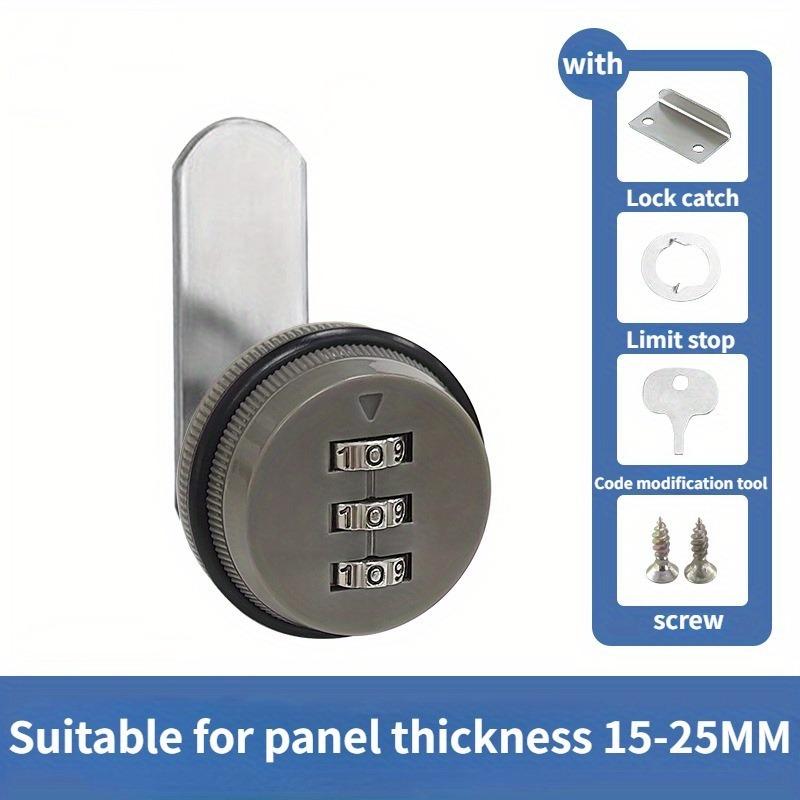Password Swivel-tongue Lock Changing Locker Lock Drawer Lock Sauna Cabinet Mailbox Anti-theft File Cabinet Lock Mechanical Combination Lock