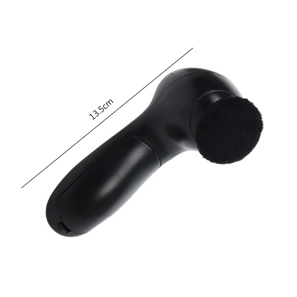 Handheld Automatic Shoe Brush Battery Powered Electric Shoe Dust Cleaner Portable Shoes Shine Brush Kit Adjustable for Going Out