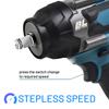 1200N. M Torque Brushless Electric Impact Wrench 1/2 Inch Cordless Wrench Screwdriver Power Tools for Makita 18V Battery Pin