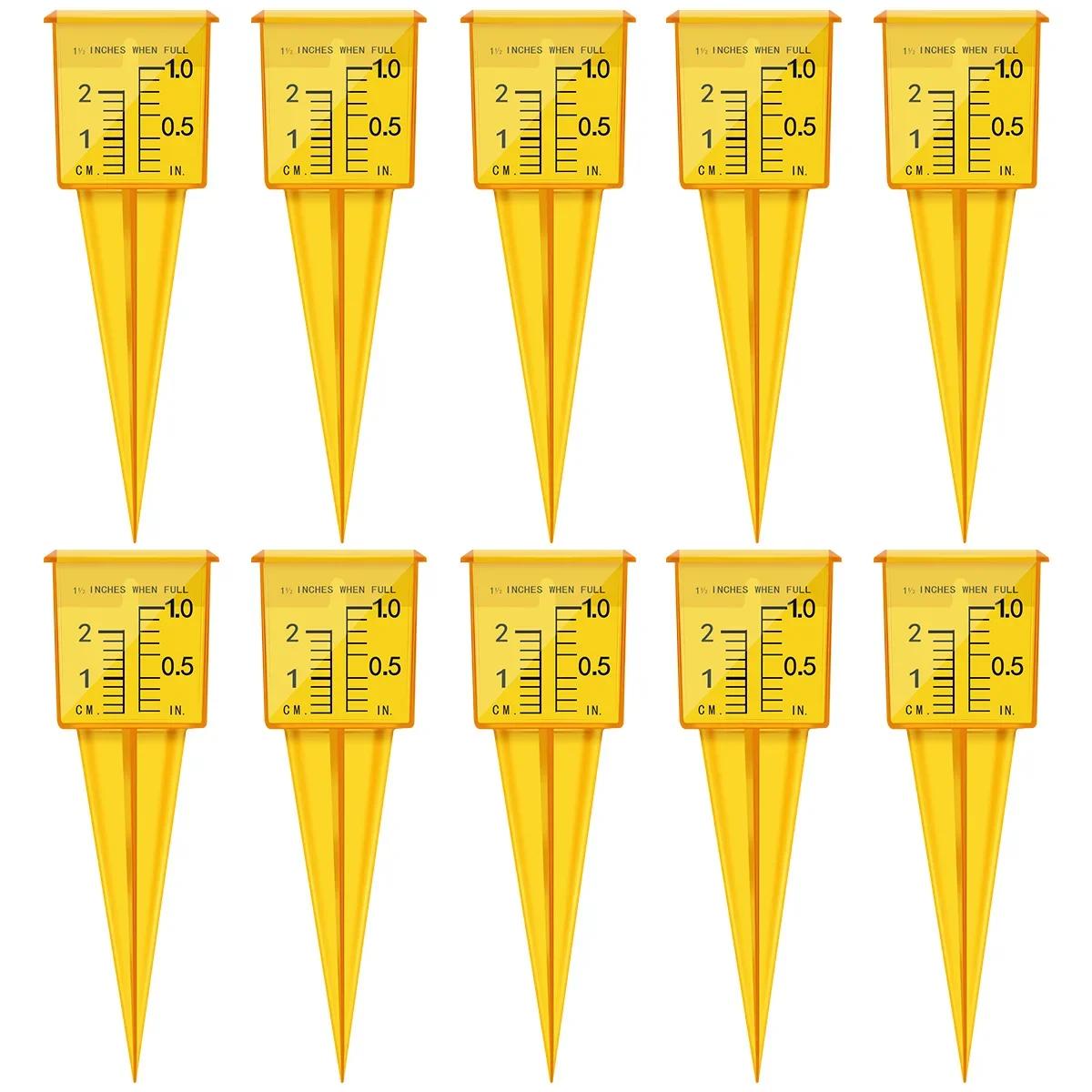 

10/20 шт. садовый датчик уровня воды прозрачный многоразовый уличный разбрызгиватель индикатор уровня воды измеритель многофункциональный газонный датчик дождя