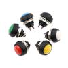 Waterproof Non-locking Round Horn Button Switch PBS-33B - 12mm Self-resetting