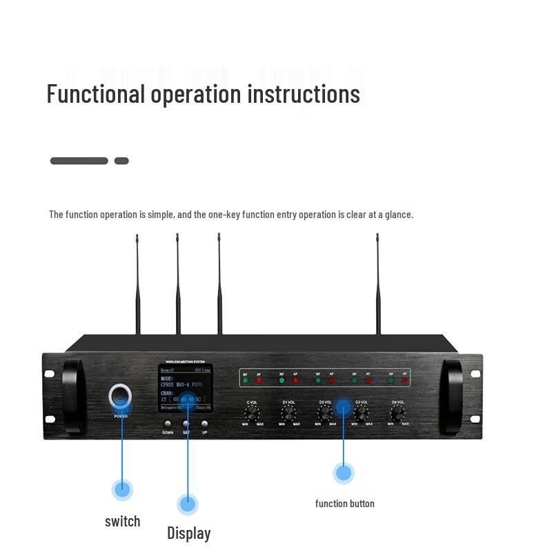Runpu RP-YW8600 Wired Digital Video Conference System Host (CN Version)