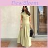 Elegantes Polyester Silksoft Off-Shoulder Midi-Kleid für Frühjahrs-Modebegeisterte