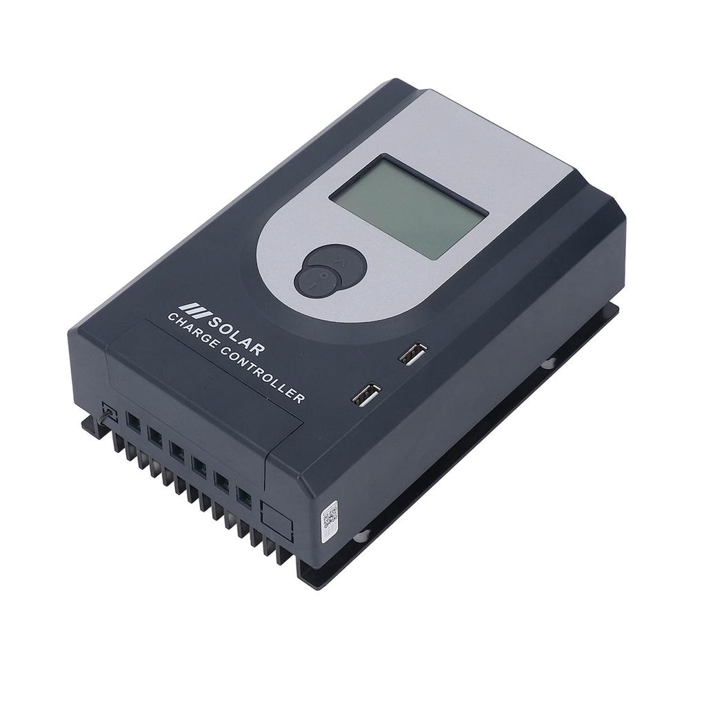 MPPT Solar Charge Controller Panel Regulator Lithium Battery Charger with Bluetooth Black DC12 24V