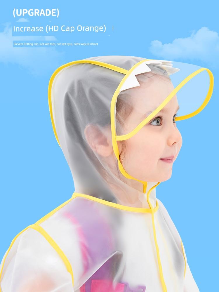 Kids Raincoat Boys and Girls Children's Whole Body Waterproof Children Kindergarten Baby Primary School Special Poncho for School