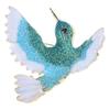 Bird Brooch Pin Metal Rhinestones Crystal 4x4cm Blue/Purple Fashionable for Daily Wear and Party Use Clothes Accessories