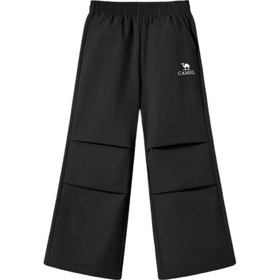 Kids' Fleece-Lined Warm Casual Cargo Pants