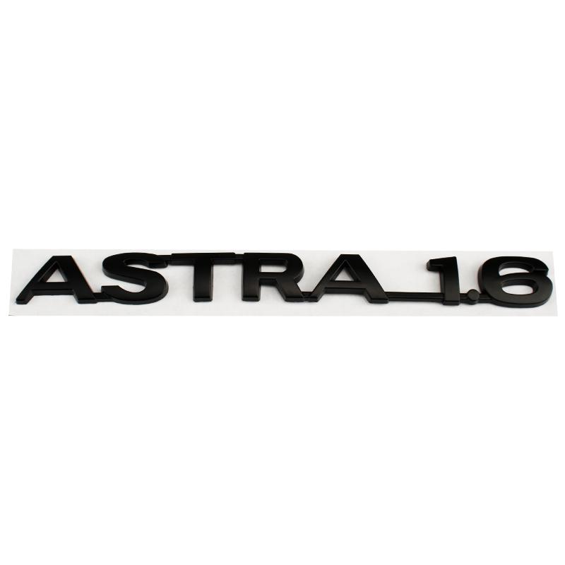 Car 3D Metal Logo Rear Trunk Letters Words Emblem Badge Decals Sticker For Opel ASTRA 1.6 Styling Decoration Auto Accessories