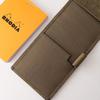 Slip-On PB RHODIA Memo Cover No. 11, Italian Leather Pueblo Compact, Nero (Black) IPV-6001