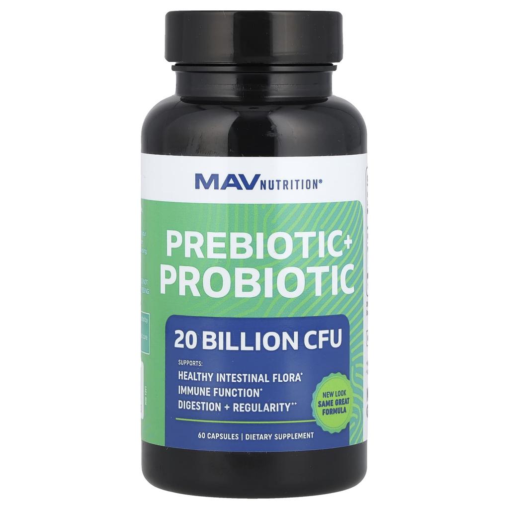 Free-Pro, Prebiotic + Probiotic, 60 Veggie Capsules