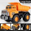 Drop Resistant Engineering Transport Vehicle Toys Plastic Simulation Diecast  for Boys