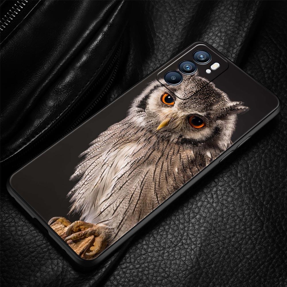 Girl Gifts Lovely Owl Phone Case For OPPO Find X5 A54 A53 A52 A9 2020 A16 A15 A95 A76 A74 A12 Reno7 SE Reno6 Pro Plus 5G Cover