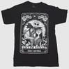 The Nightmare Before Christmas Mens Tarot Card Lovers Black T-Shirt New Small