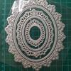 Oválný květinový rámeček, kovové vyřezávací šablony, DIY scrapbooking, papírové karty, šablona do alba