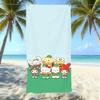 Cute Cartoon Printed Microfiber Beach Towel Quick Dry Bath Towel For Adults Kids Swimming
