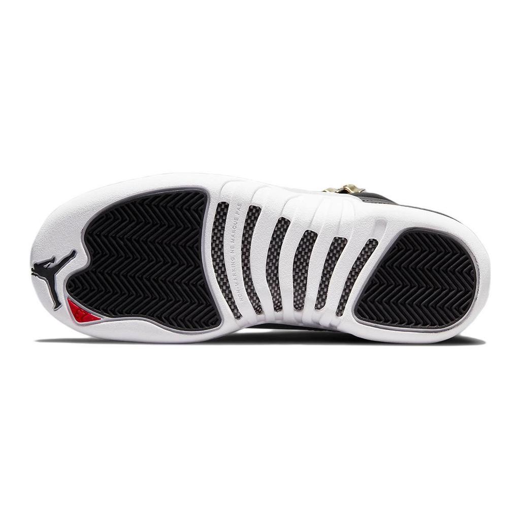 Air Jordan 12 Retro GS Playoff 2022 Kids Sneakers Black Varisty-Red White 153265-006