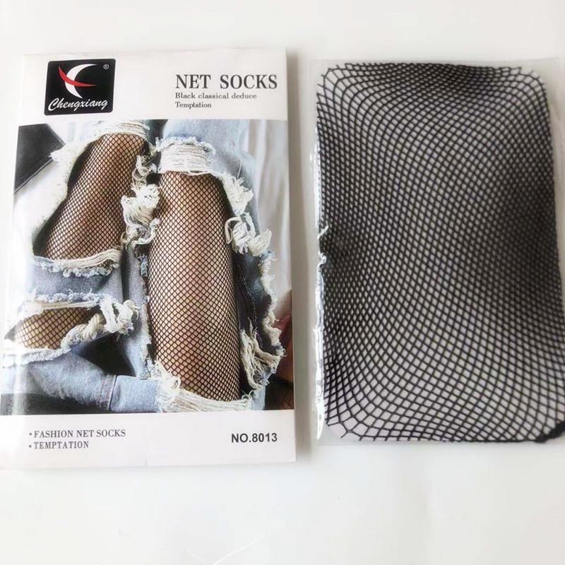 Women's Plus Size Velvet Cutout Fishnet Pantyhose Stockings