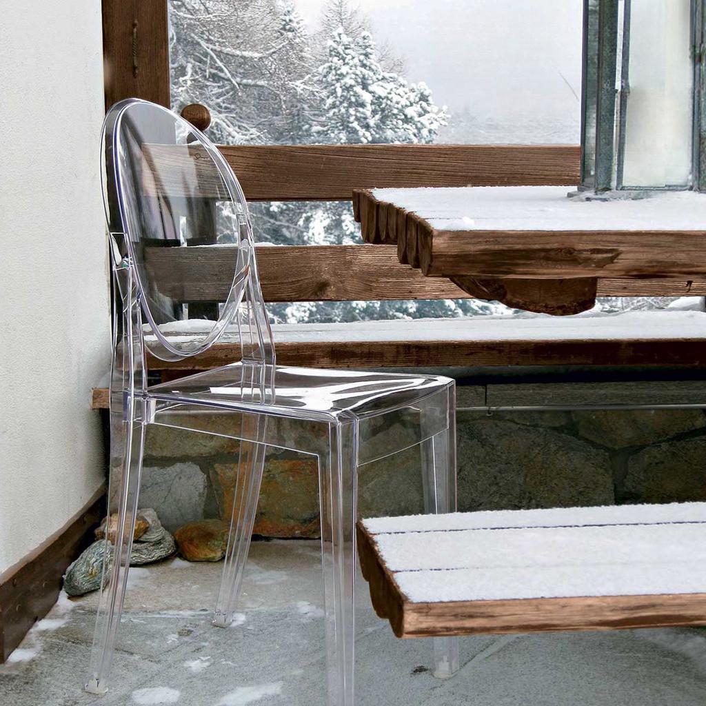 Transparent Ghost Devil Chair Ins Northern Europe Plastic Crystal Makeup Chair Modern Concise Originality Dining Chair