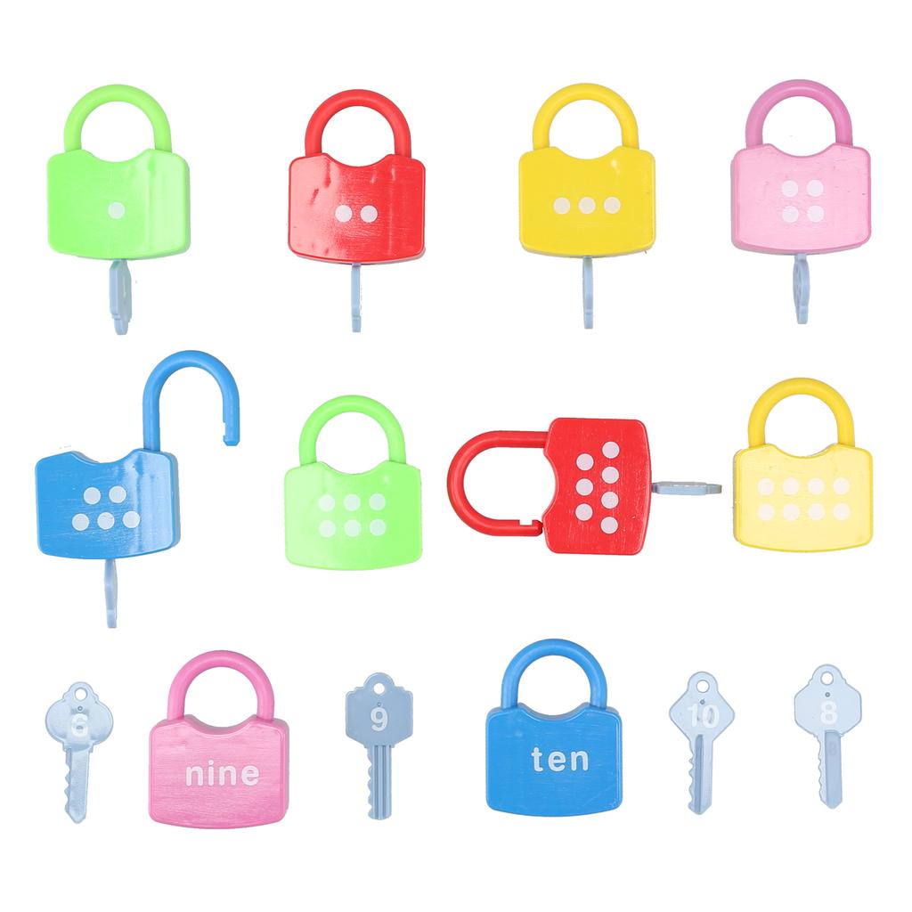 Learning Locks Alphabet Toys Educational Learning Locks Counting Toys Set for KidsNumber
