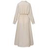 New Cotton Linen Elastic High Waist Slimming College Style Cardigan Dress