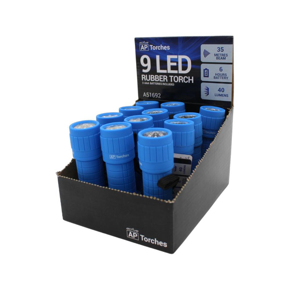 AP 9 LED Rubber Torch