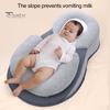 Anti Roll Newborn Baby Bed 15 Degree Incline Angle for Acid Reflux Vomiting Anti-vomiting Slope Pad Bassinet Wedge Baby Snuggle Bed Baby Shower Gift