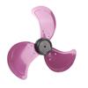 Home Use 16 Inch 36cm Aluminum Fan Blades Lightweight Aluminum Low Noise Nut Cover Included High Temperature Resistance