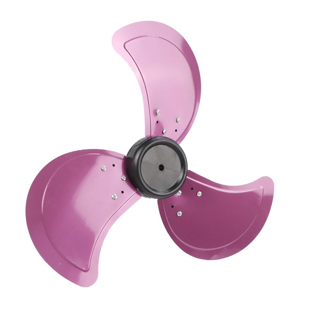 Home Use 16 Inch 36cm Aluminum Fan Blades Lightweight Aluminum Low Noise Nut Cover Included High Temperature Resistance