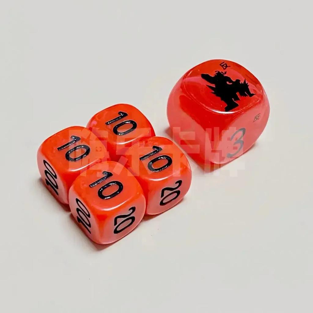 5/set Dice PTCG Match Scoring Damage Counter Pikachu Eternatus Zacian DiceDamage Indicator Roleplaying Game Dice No.35