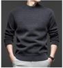 Men's Thick Velvet Knit Sweater - Winter Warm Half-High Collar Base Layer