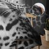 Leopard Afrika Beast Fierce Gaze Vorhänge für Kinderzimmer Küche Paravent für Wohnzimmer Urlaubsdeko Voile Vorhang