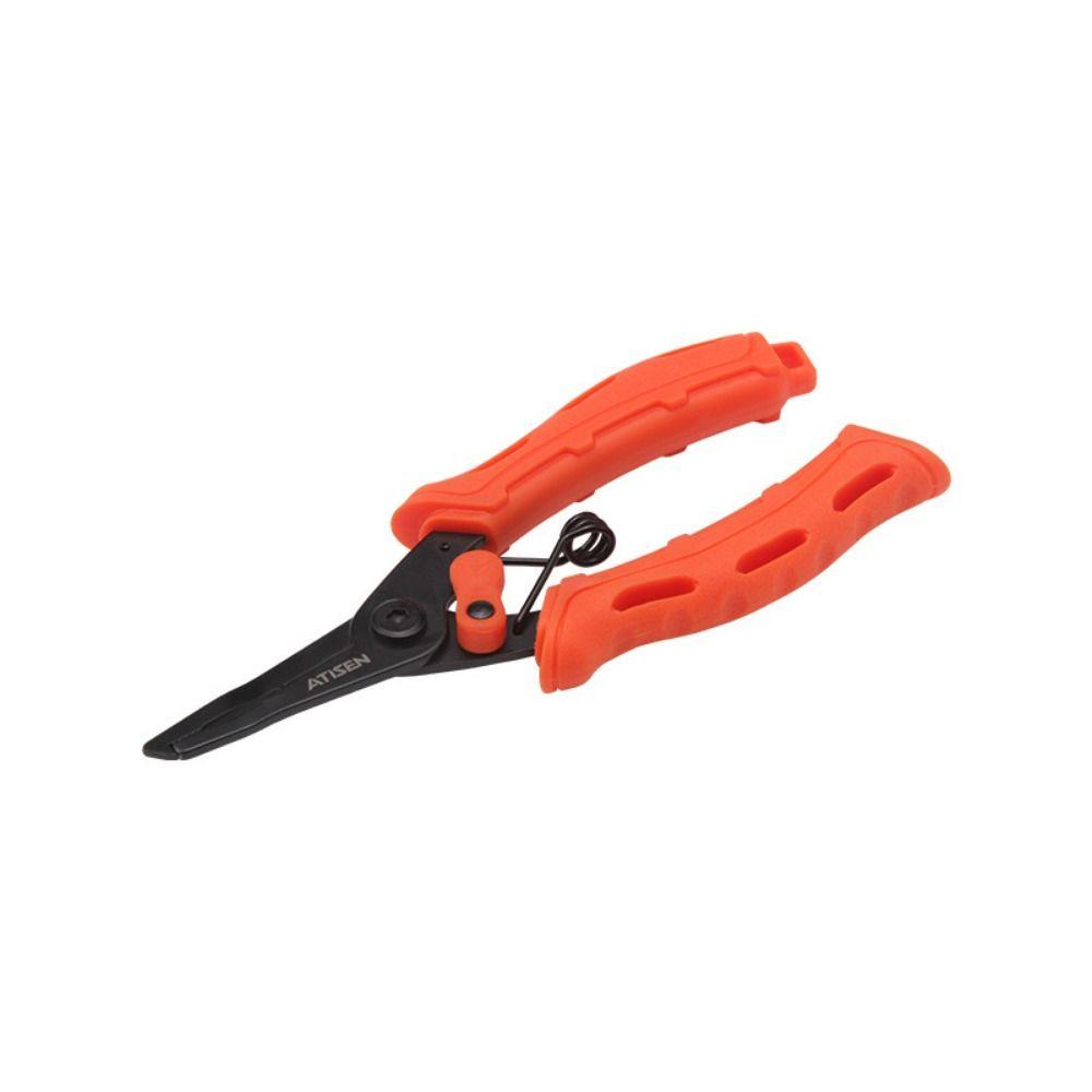 

Stainless Steel Fish Grip Lip Clamp Not Easy To Loosen Fish Mouth Pliers Hook Salt Fresh Water оранжевый