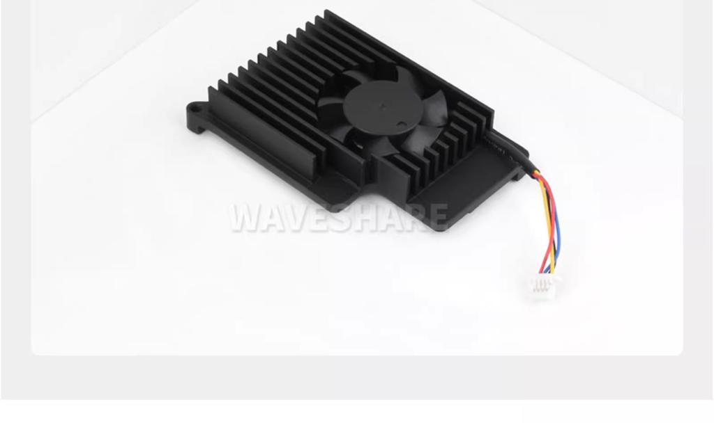Raspberry Pi 5 Heatsink Fan with Thermal Pad for Active Cooling