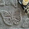 Luxurious Chiffon Butterfly Jacquard Throw Blanket Velvet Nap Blanket Office Shawl Comfortable Blanket Warm Sofa Blankets for Bed Quilt
