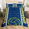 Volleyball Sport Bettwäsche Set Sport Thema Bettbezug King Queen Aquarell Volleyball Bettbezug Ball Spiel Quilt Abdeckung
