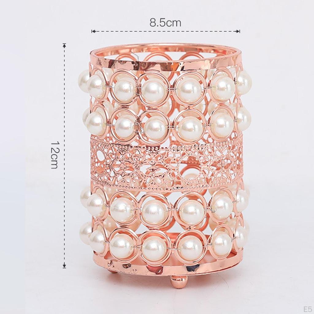Brush Holder Makeup Cosmetic Organizer Decoration Desktop Pen Pencils for Women