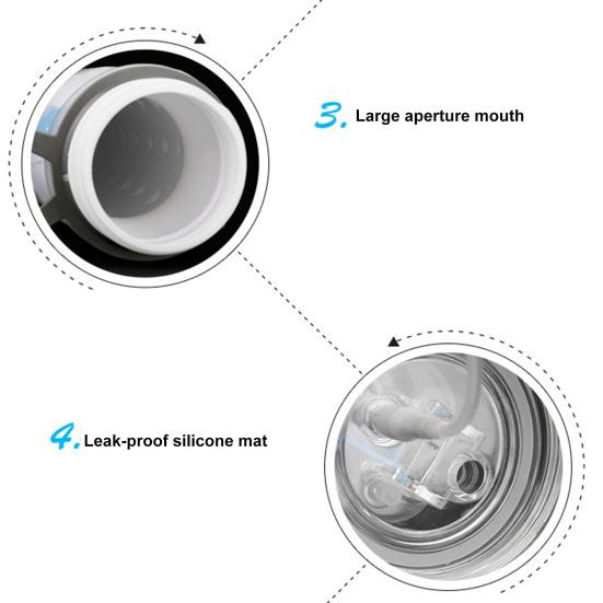 Insulated Water Bottle Food Grade BPA Free Leakproof Spray Function Outdoor Sports Drinking Water Cup for Workout