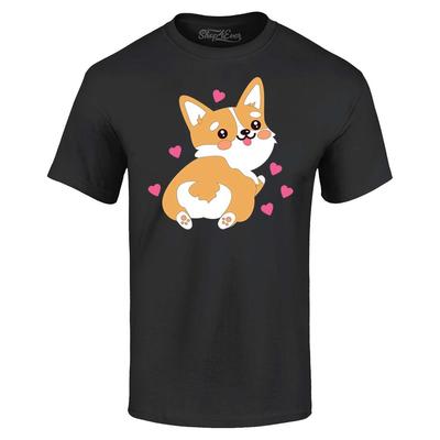 Niedlicher Corgi Po Hundeliebhaber T-Shirt Haustier Shirts