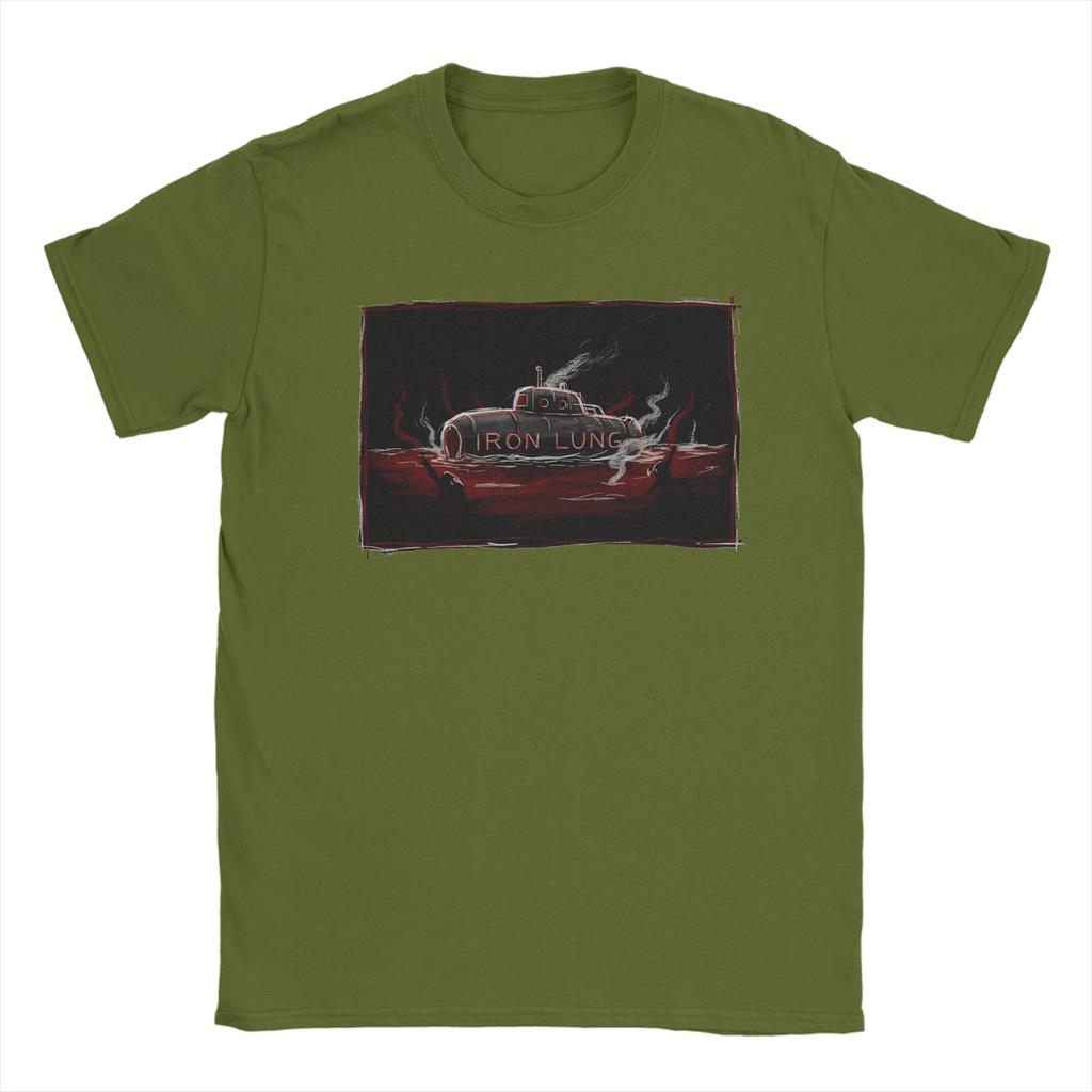 Unisex TShirt Iron Lung T Shirts Hipster Summer Tee Shirt Vintage Casual 100 Cotton Tops Birthday Present