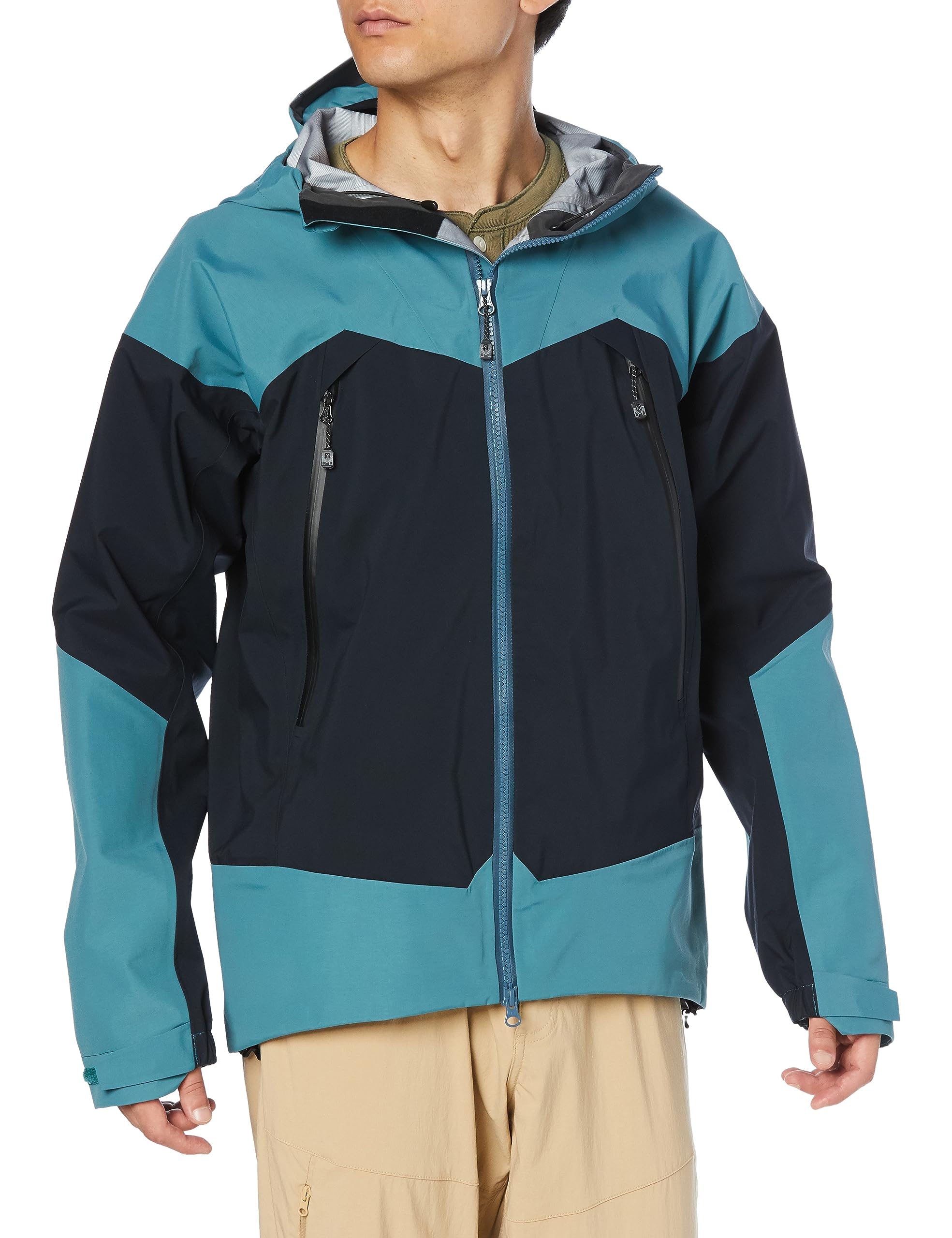 

Waterproof Jacket Trilogy Typhon Tough II Stretch Jacket MIV01997 L [Millet] BLACK/HYDRO
