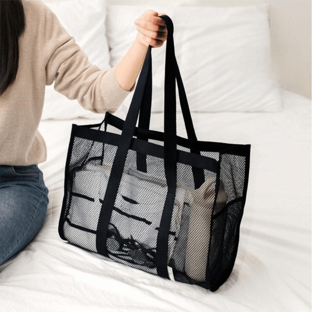 Large Capacity Storage Bag Ultra Light Beach Bag Portable Travel Organizing Bag Swim