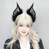 Anime Style Bat Headband Plush Cosplay Ears Headband Spooky Plush Headband  Anime Convention