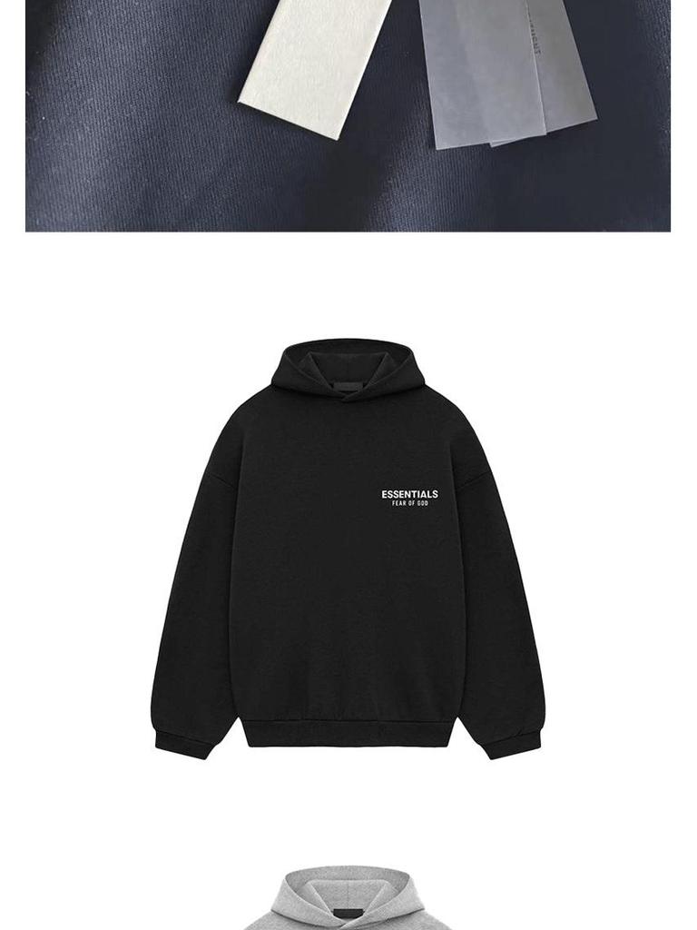 ESSENTIALS Heavyweight Fleece Hoodie - Trendy Cross-Border Hooded Sweatshirt